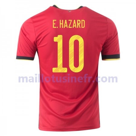 Maillot de Foot Belgique Eden Hazard 10 Domicile UEFA EURO 2020